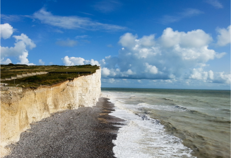 white cliffs of Dover landscape UK