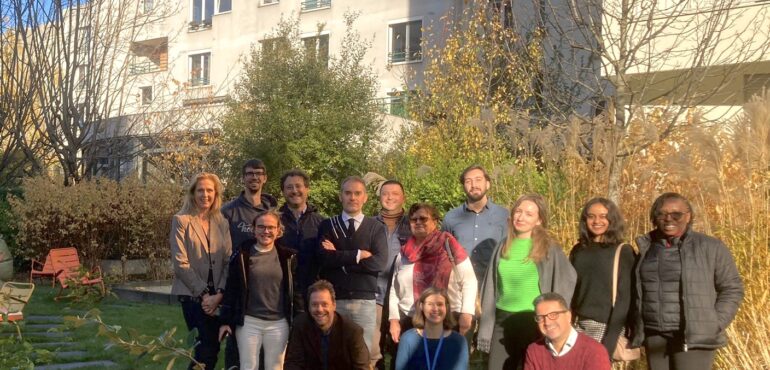 Delegates of the SD-WISHEES consortium at the ANR offices in Paris, France