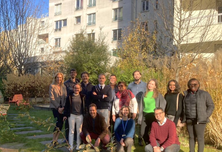 Delegates of the SD-WISHEES consortium at the ANR offices in Paris, France